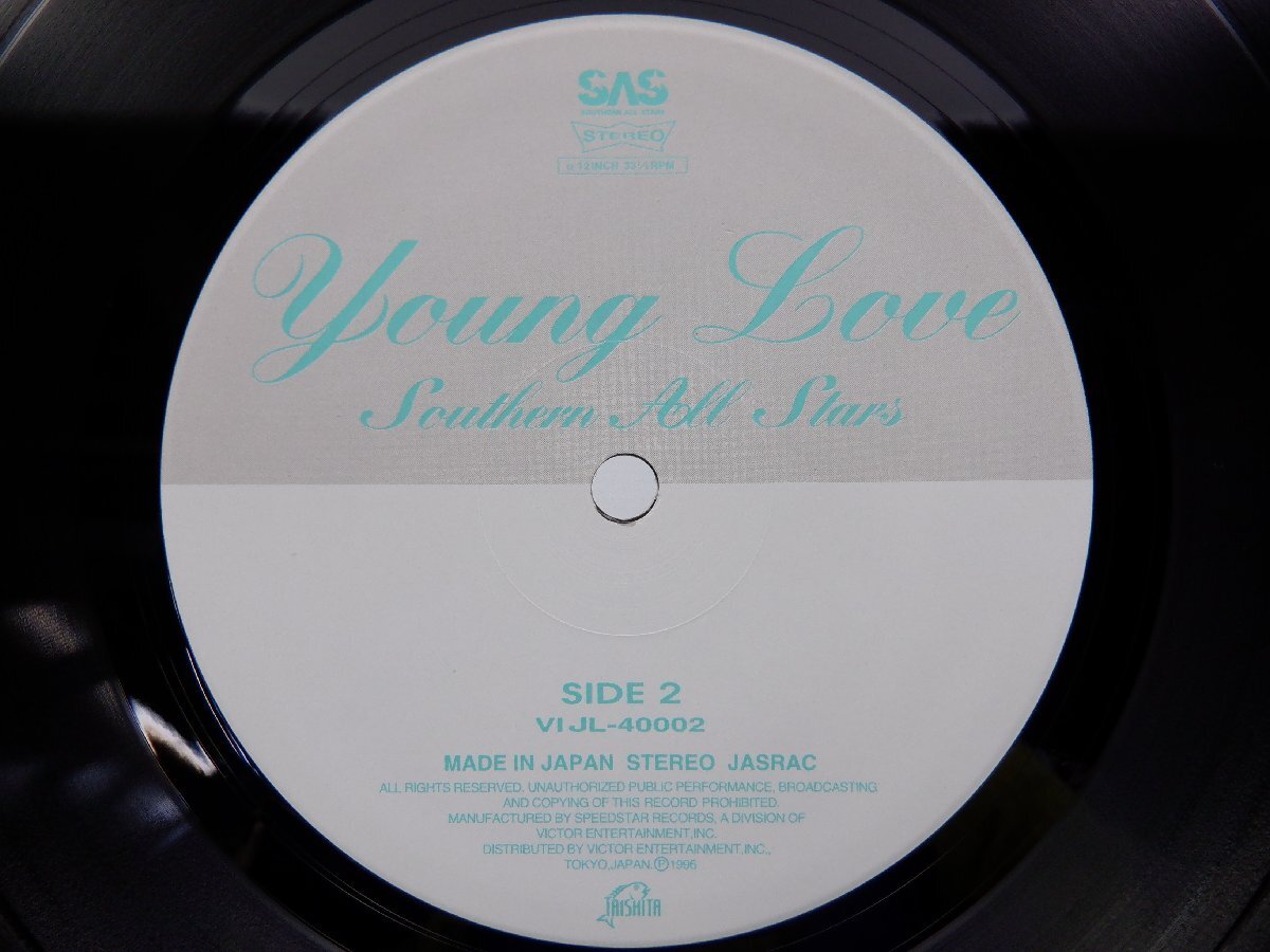 サザンオールスターズ「Young Love」LP（12インチ）/Taishita(VIJL-40002~3)/Rockの画像4