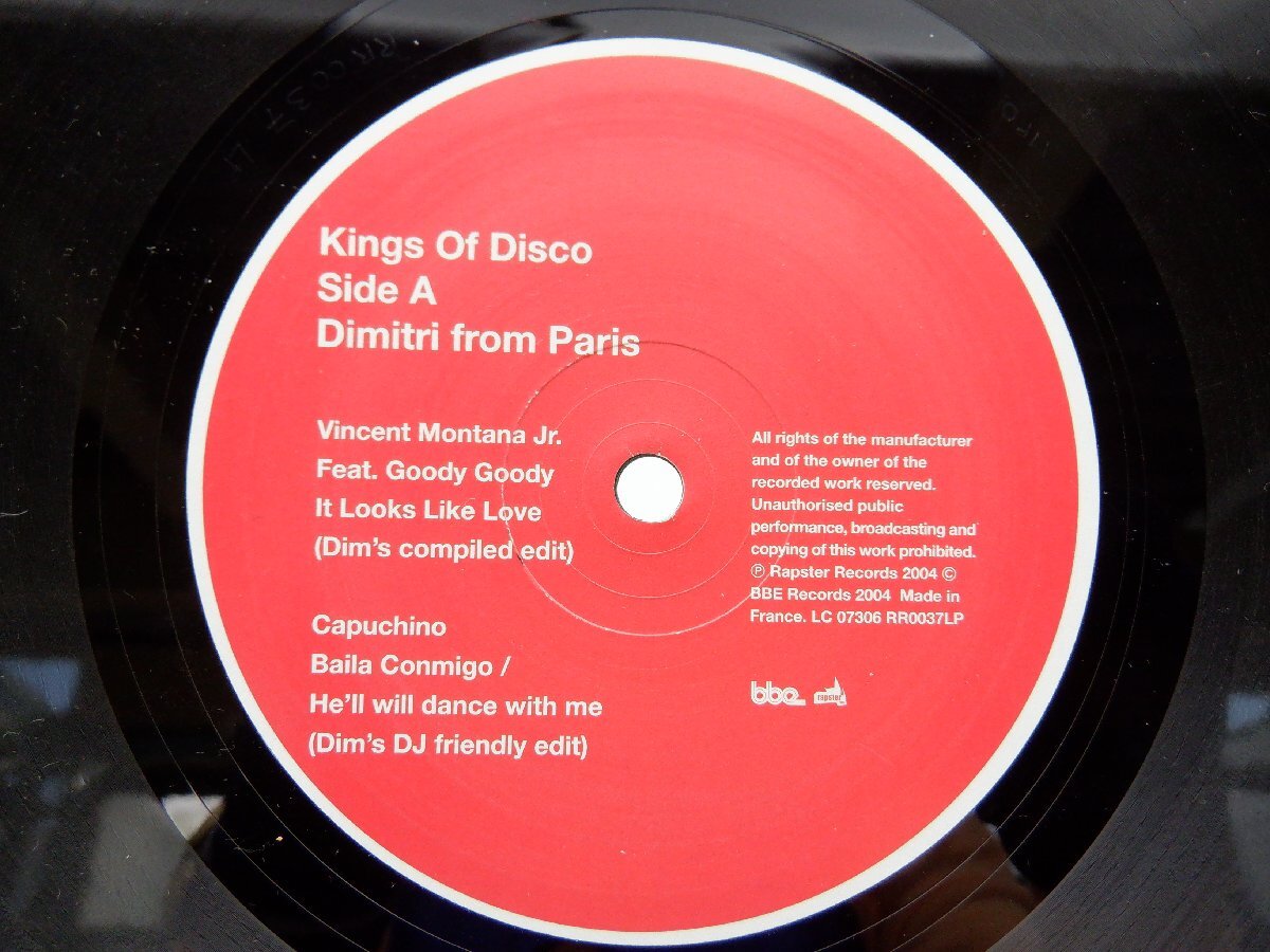 Dimitri From Paris「The Kings Of Disco」LP（12インチ）/Rapster Records(RR0037 LP)/ヒップホップ_画像2