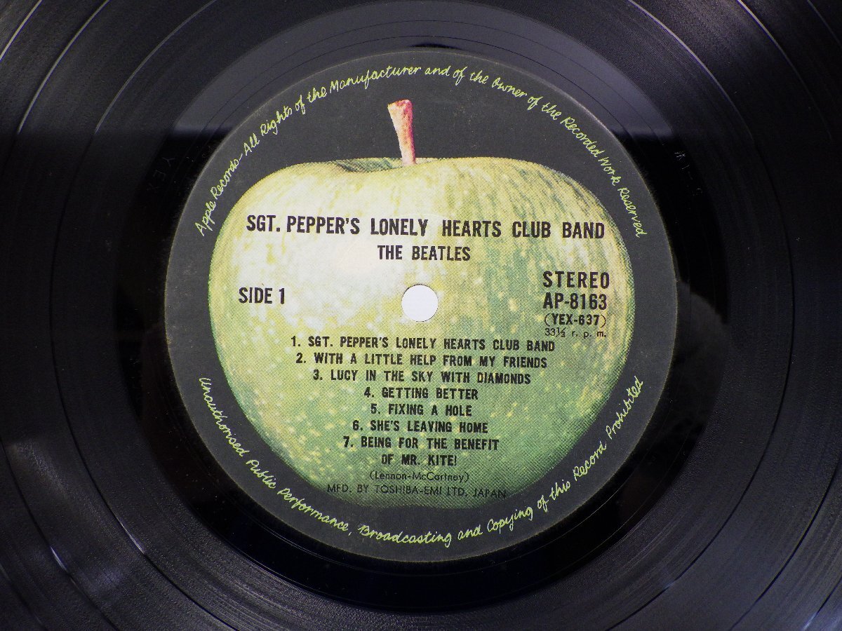 The Beatles(ビートルズ)「Sgt. Pepper's Lonely Hearts Club Band」LP（12インチ）/Apple Records(AP-8163)/洋楽ロックの画像2