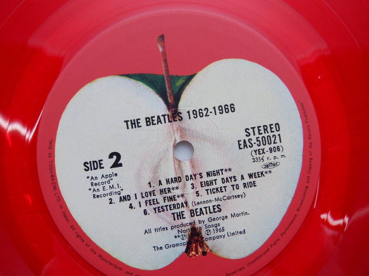 The Beatles(ビートルズ)「1962-1966」LP（12インチ）/Apple Records(EAS-50021・22)/洋楽ロックの画像2
