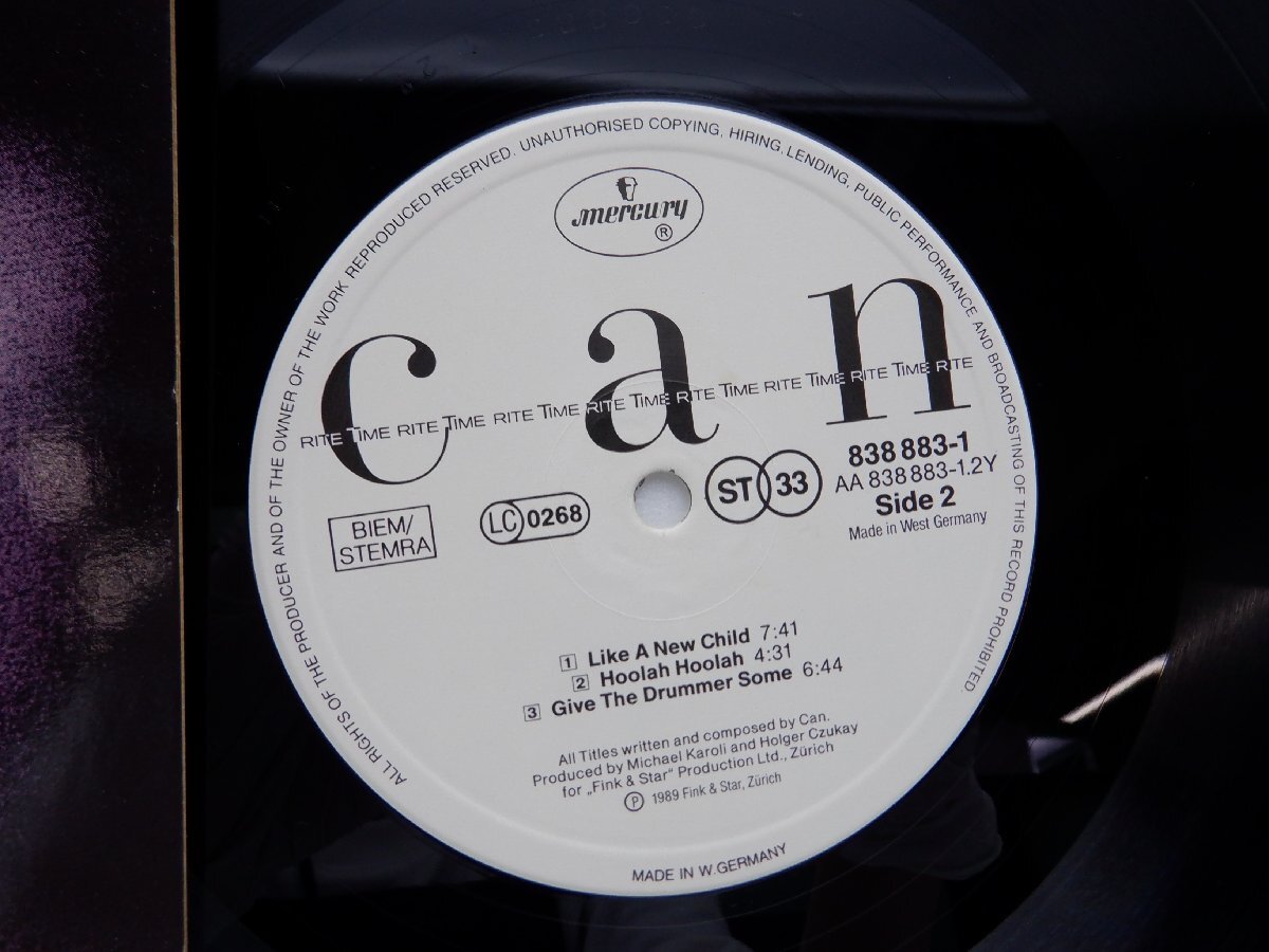 Can「Rite Time」LP（12インチ）/Mercury(838 883-1)/洋楽ロックの画像2