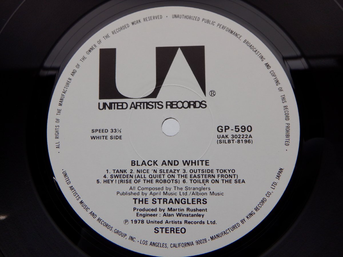 The Stranglers(ストラングラーズ)「Black And White」LP（12インチ）/United Artists Records(GP-590)/ロックの画像3