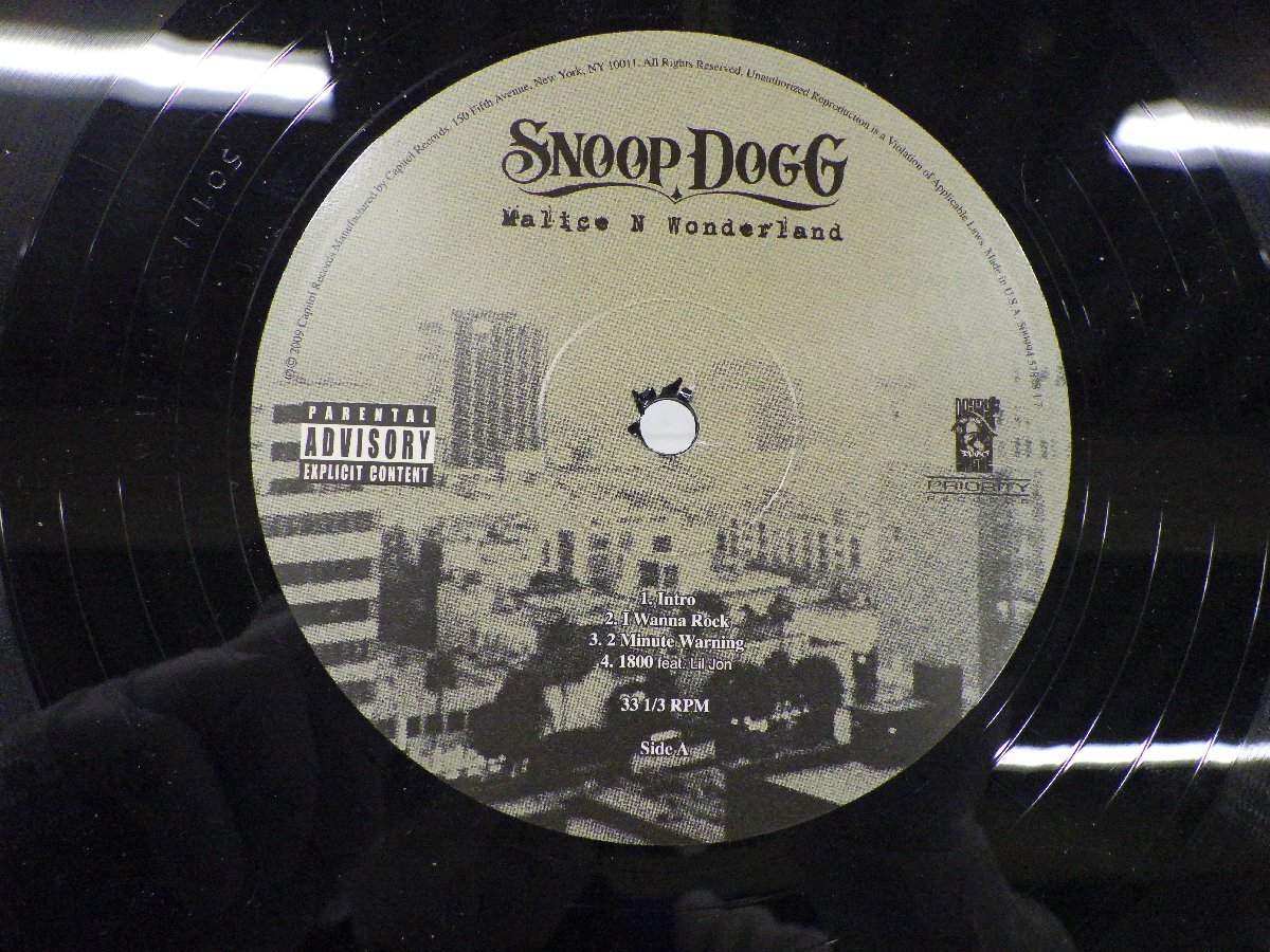 Snoop Dogg「Malice N Wonderland」LP（12インチ）/Capitol Records(509993 08942 1 1)/ヒップホップの画像2