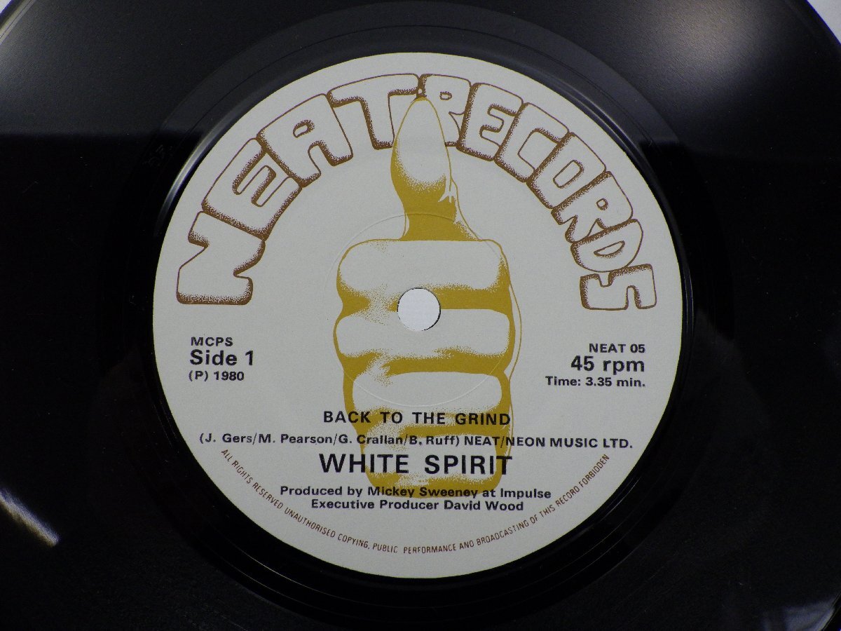 White Spirit「Backs To The Grind」EP（7インチ）/Neat Records(NEAT 05)/洋楽ロックの画像2