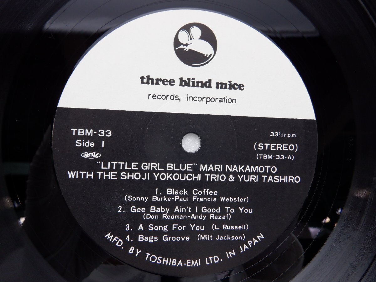 中本マリ「Little Girl Blue(リル・ガール・ブルー)」LP（12インチ）/Three Blind Mice(TBM-33)/ジャズの画像2
