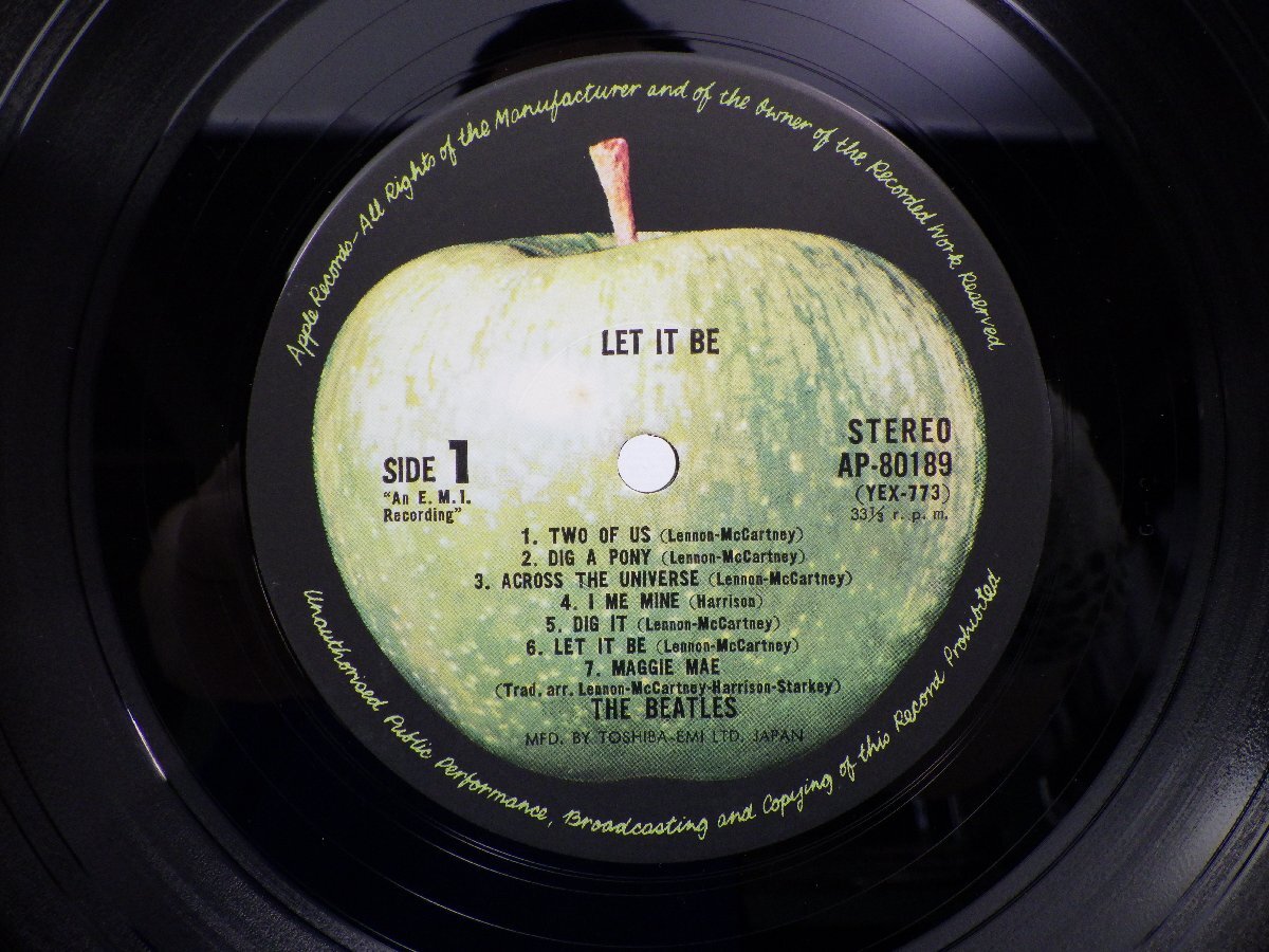 The Beatles(ビートルズ)「Let It Be(レット・イット・ビー)」LP（12インチ）/Apple Records(AP-80189)/洋楽ロックの画像2