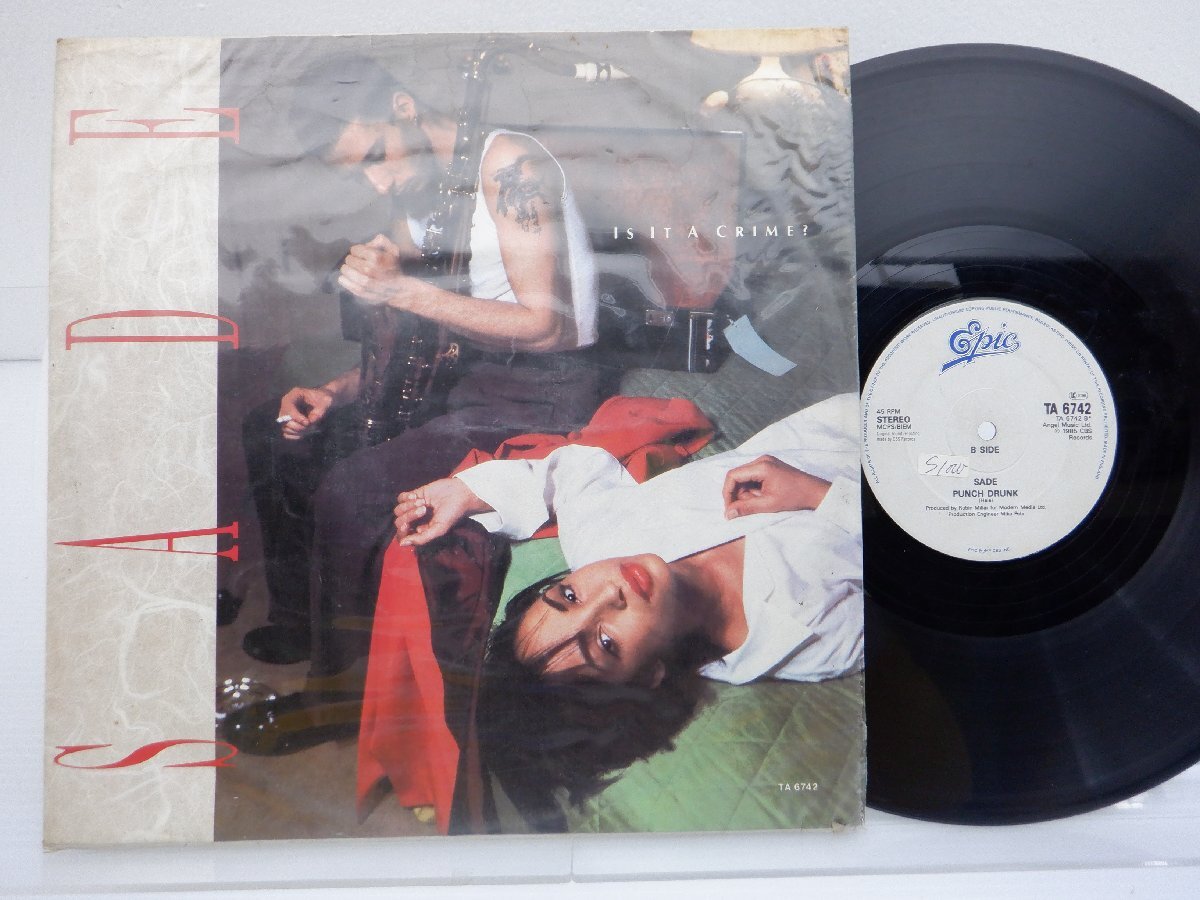 Sade「Is It A Crime?」LP（12インチ）/Epic(TA 6742)/Electronicの画像1