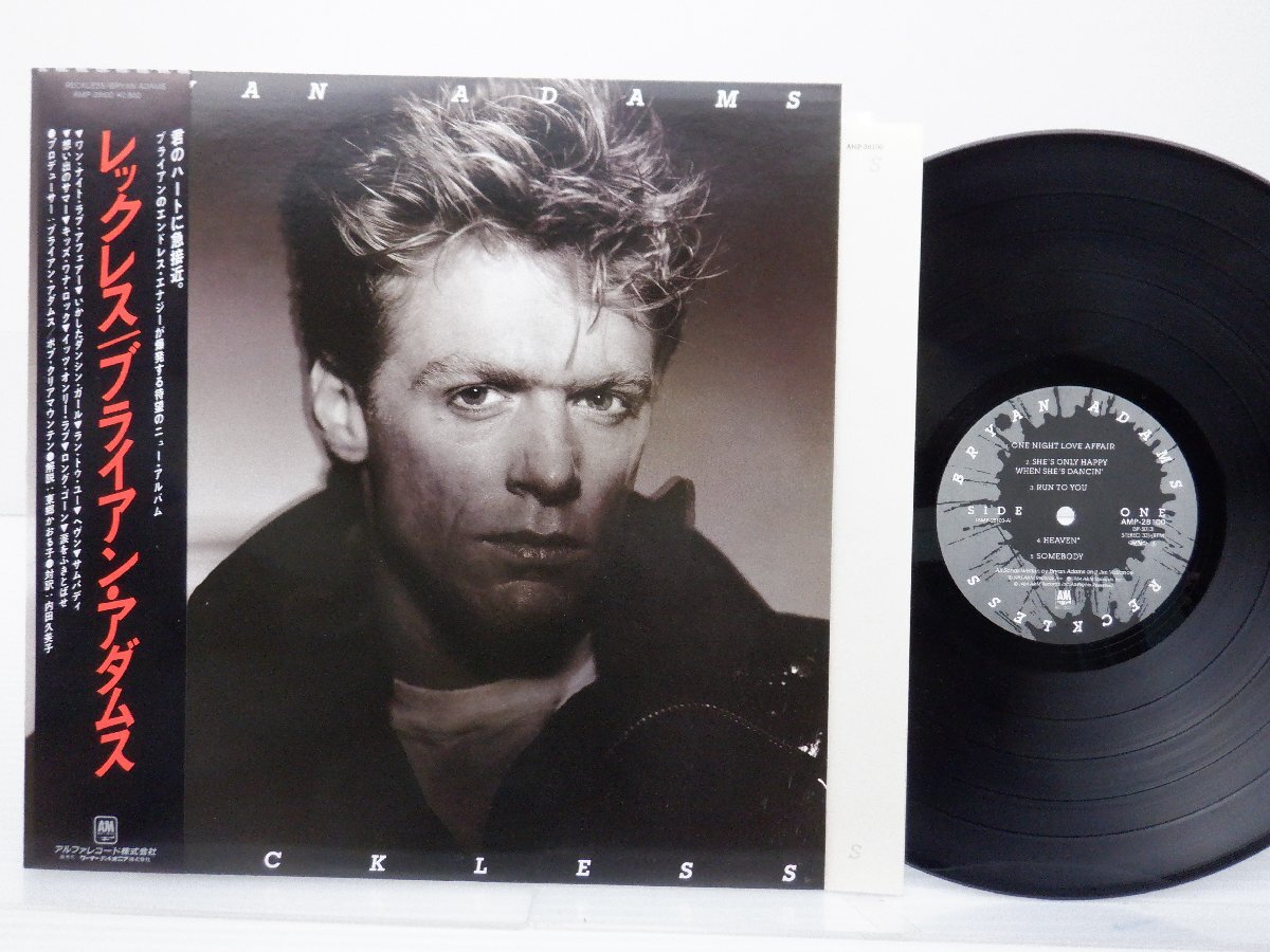 Bryan Adams「Reckless」LP（12インチ）/A&M Records(AMP-28100)/洋楽ロックの画像1