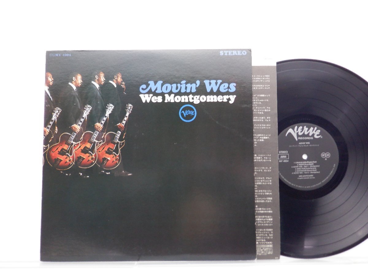 Wes Montgomery(ウェス・モンゴメリー)「Movin' Wes」LP（12インチ）/Verve Records(MV 4004)/Jazzの画像1