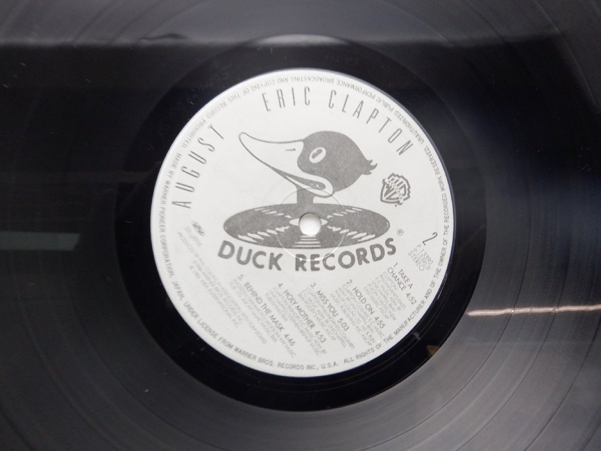 Eric Clapton「August」LP（12インチ）/Duck Records(P-13390)/Rock_画像2