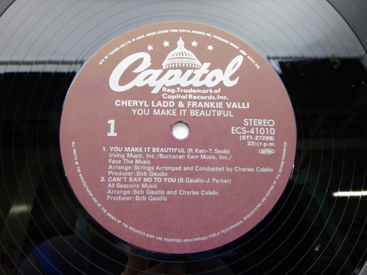 Cheryl Ladd「You Make It Beautiful」LP（12インチ）/Capitol Records(ECS 41010)/洋楽ポップス_画像2
