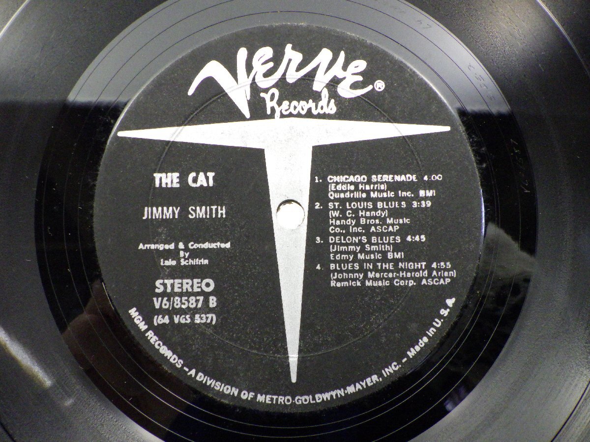 Jimmy Smith「The Cat」LP（12インチ）/Verve Records(V6-8587)/Jazzの画像2