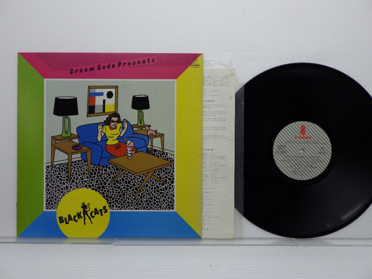 Black Cats(ブラック・キャッツ)「Cream Soda Presents(クリームソーダ・プレゼンツ)」LP/Invitation(VIH-28051)/洋楽ロック_画像1