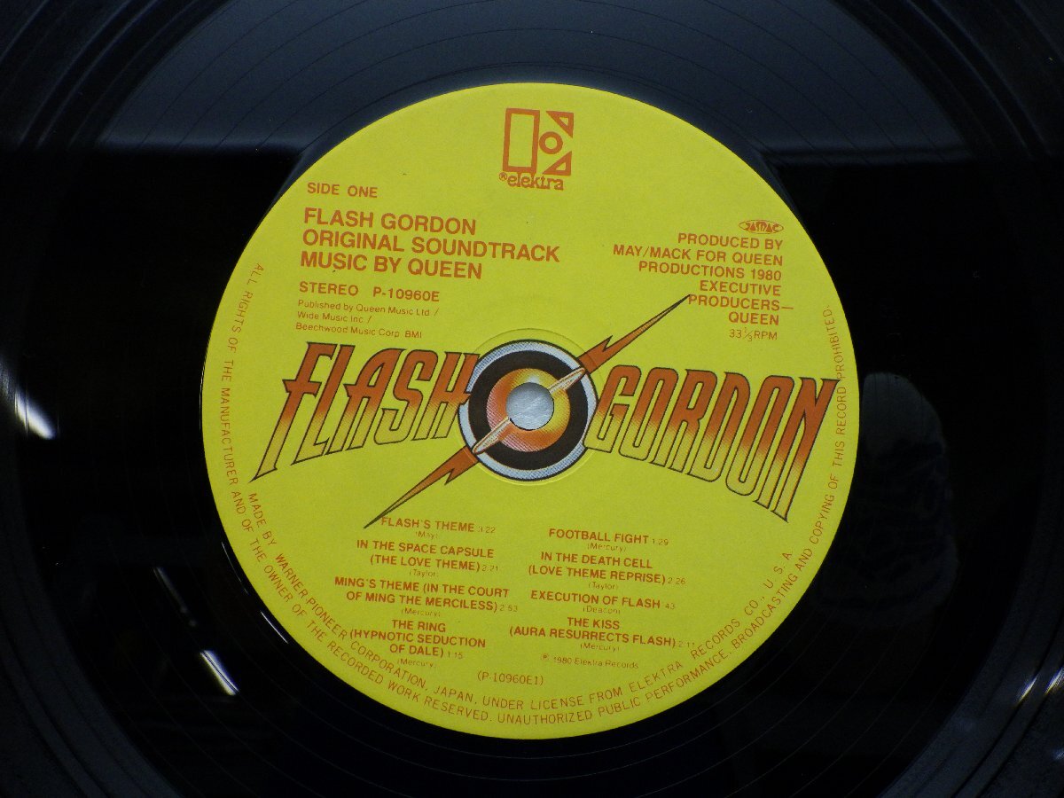 Queen(クイーン)「Flash Gordon (Original Soundtrack Music)(フラッシュ・ゴードン)」LP（12インチ）/Elektra(P-10960E)/Rock_画像2