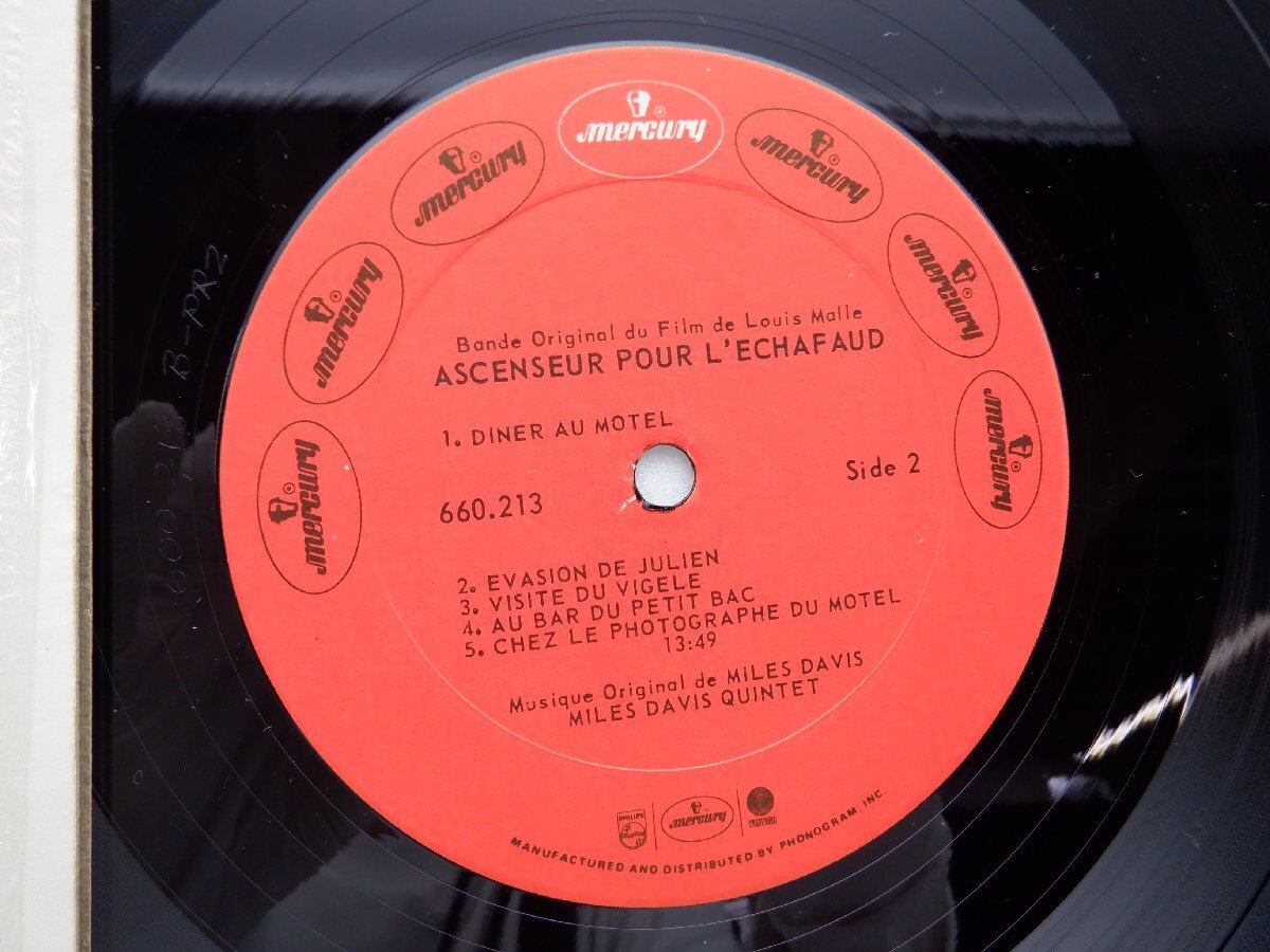 Miles Davis(マイルス・デイヴィス)「Ascenseur Pour L'Echafaud」LP（12インチ）/Speakers Corner Records(660213)/ジャズ_画像2