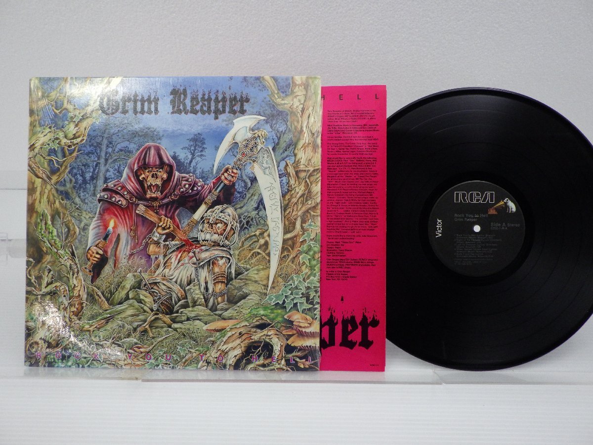 Grim Reaper 「Rock You To Hell」LP（12インチ）/RCA Victor(6250-1-R)/Rock_画像1