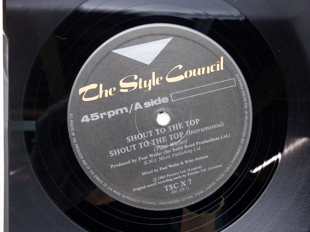 The Style Council「Shout To The Top」LP（12インチ）/Polydor(TSC X 7)/洋楽ロック_画像2