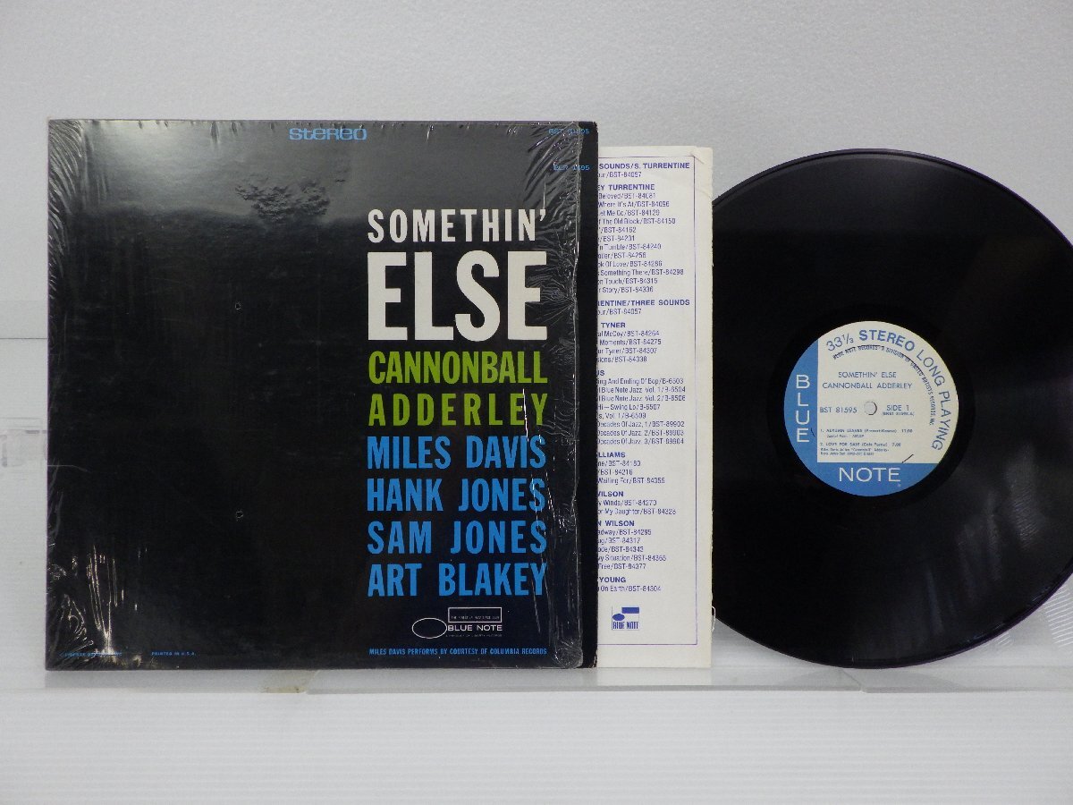 Cannonball Adderley(キャノンボール・アダレイ)「Somethin' Else」LP（12インチ）/Blue Note(BST 81595)/ジャズ_画像1