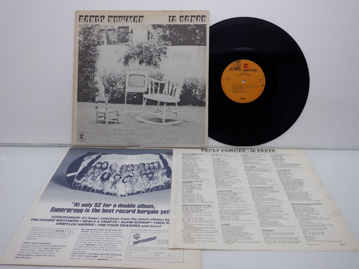 Randy Newman「12 Songs」LP（12インチ）/Reprise Records(6373)/洋楽ロック_画像1