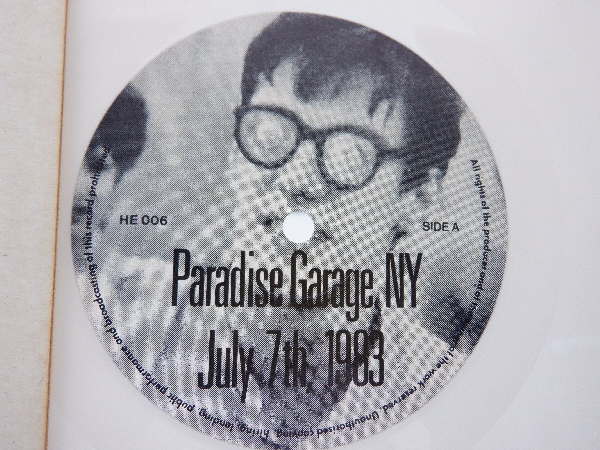 New order[Paradise garage NY july7th 1983]LP(HE 006)/ Japanese music lock 