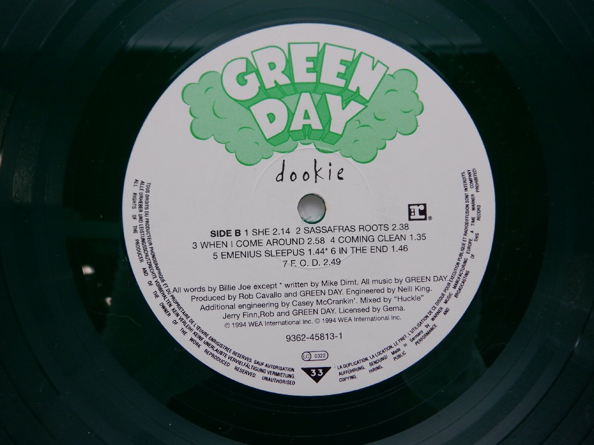 Green Day「Dookie」LP（12インチ）/Reprise Records(9362-45813-1)/洋楽ロック_画像3