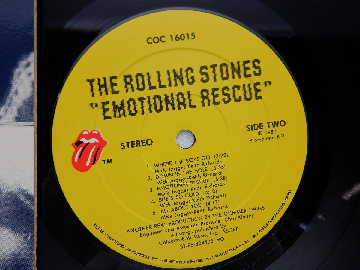The Rolling Stones「Emotional Rescue」LP（12インチ）/Rolling Stones Records(COC 16015)/洋楽ロック_画像2