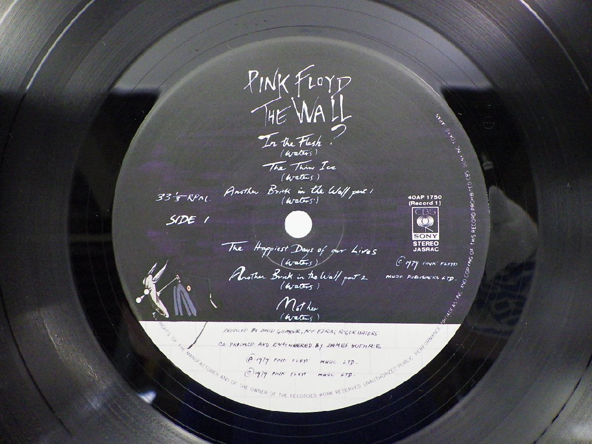 Pink Floyd(ピンク・フロイド)「The Wall(ザ・ウォール)」LP（12インチ）/CBS/SONY(40AP1750~1)/洋楽ロック_画像2