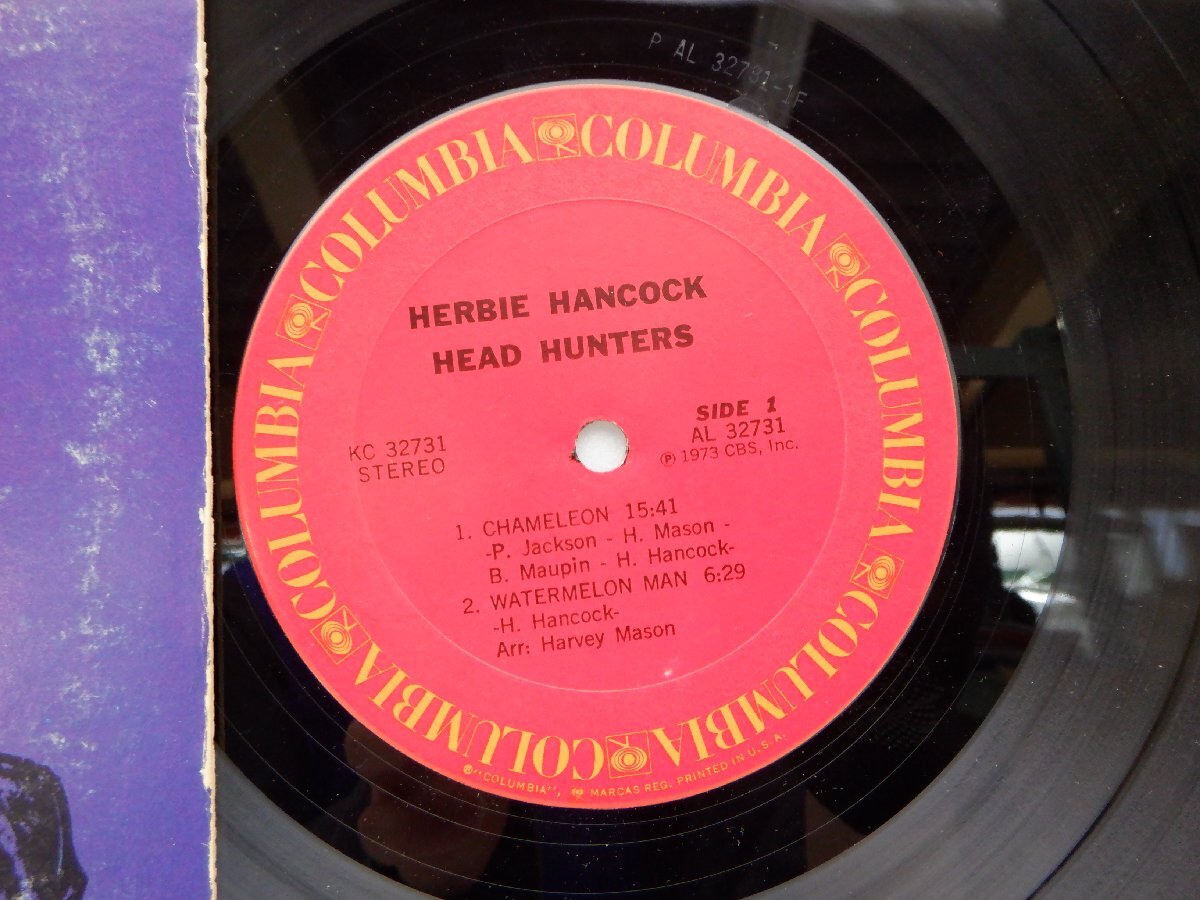 Herbie Hancock(ハービー・ハンコック)「Head Hunters」LP（12インチ）/Columbia(KC 32731)/Jazz_画像2