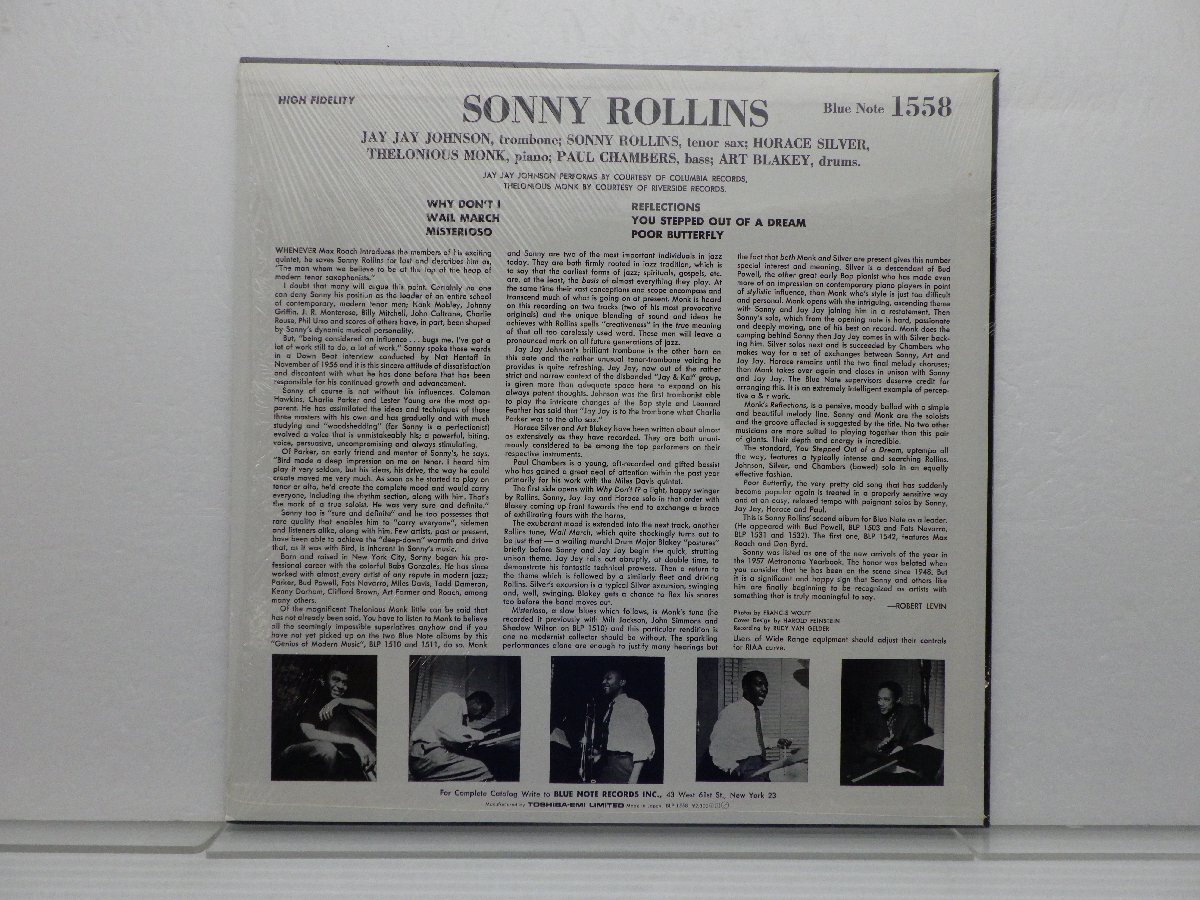 Sonny Rollins(ソニー・ロリンズ)「Volume 2」LP（12インチ）/Blue Note(BLP 1558)/ジャズ_画像2