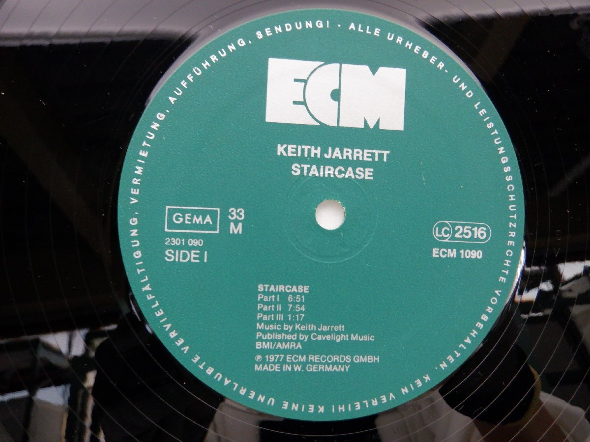 Keith Jarrett「Staircase」LP（12インチ）/ECM Records(ECM 1090)/ジャズ_画像2