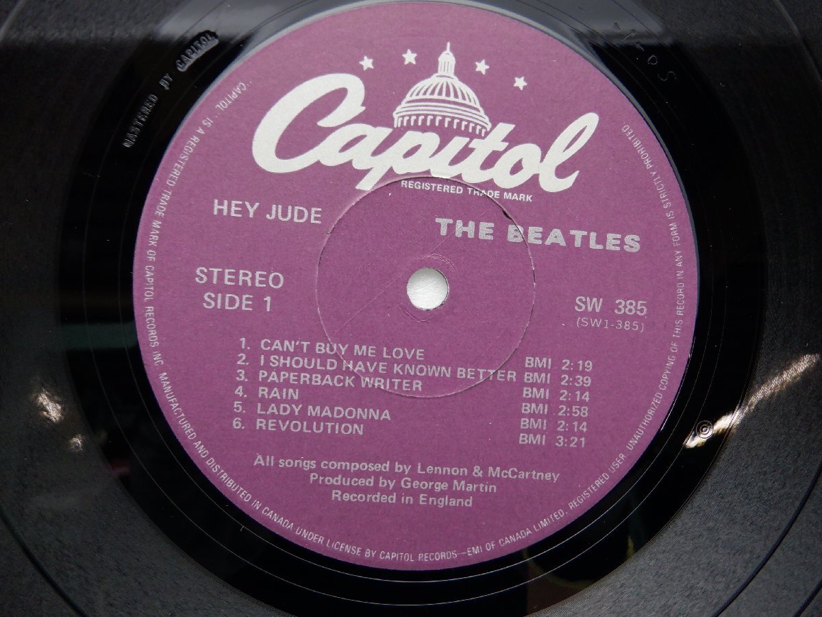 The Beatles(ビートルズ)「Hey Jude (The Beatles Again)(ヘイ・ジュード)」LP（12インチ）/Apple Records(SW-385)/ロック_画像2