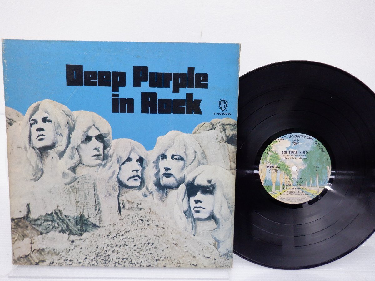 Deep Purple「Deep Purple In Rock(ディープ・パープル・イン・ロック)」LP（12インチ）/Warner Bros. Records(P-10108W)/洋楽ロック_画像1