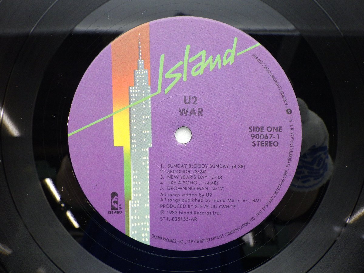 U2(ユー・ツー)「War(ウォー)」LP（12インチ）/Island Records(90067-1)/ロック○_画像2