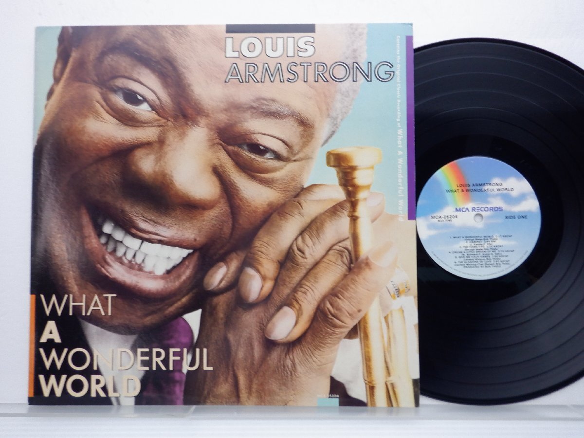 Louis Armstrong「What A Wonderful World」LP（12インチ）/MCA Records(MCA-25204)/ジャズ_画像1