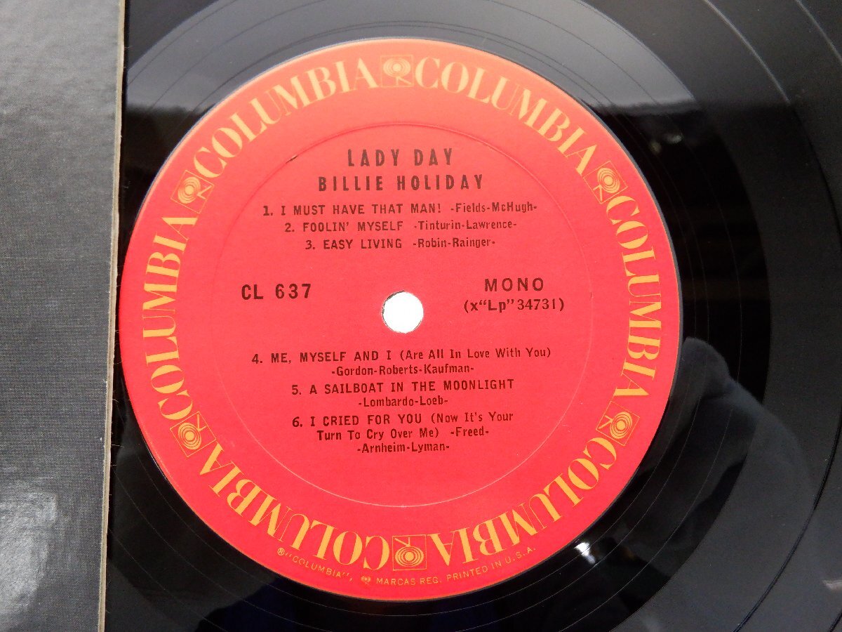 Billie Holiday(ビリー・ホリデイ)「Lady Day」LP（12インチ）/Columbia(CL 637)/ジャズ_画像2