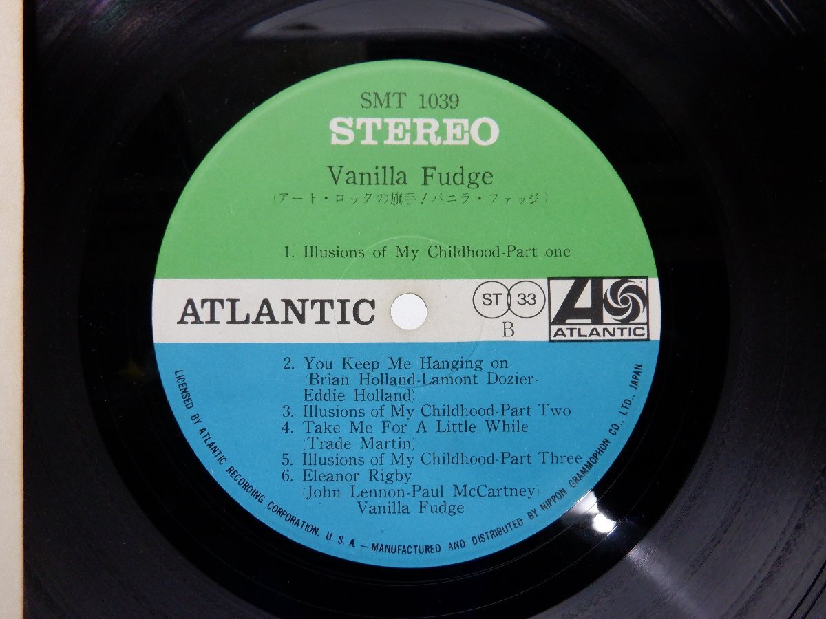 Vanilla Fudge(バニラ・ファッジ)「Vanilla Fudge」LP（12インチ）/Atlantic(SMT-1039)/洋楽ロック_画像2