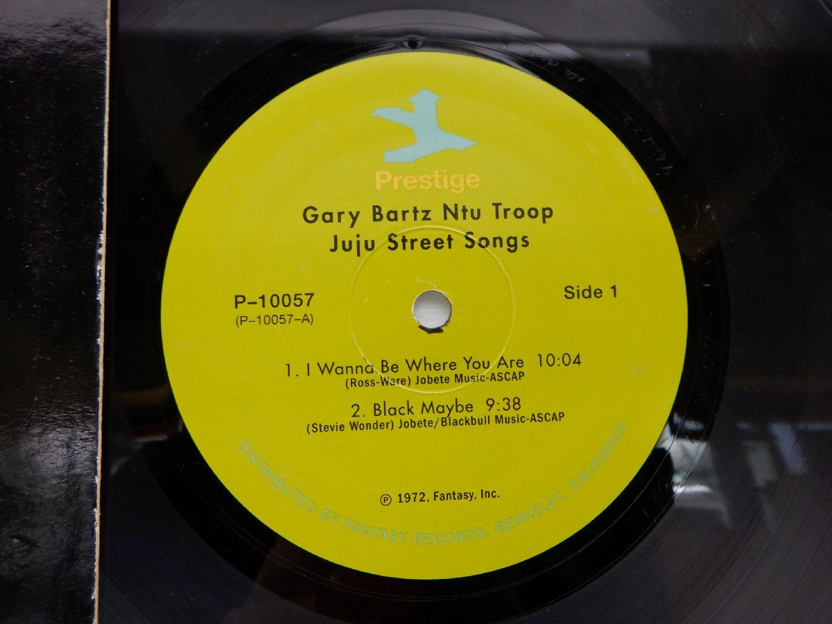 Gary Bartz Ntu Troop[Juju Street Songs]LP(12 -inch )/Prestige(PRST-10057)/Jazz