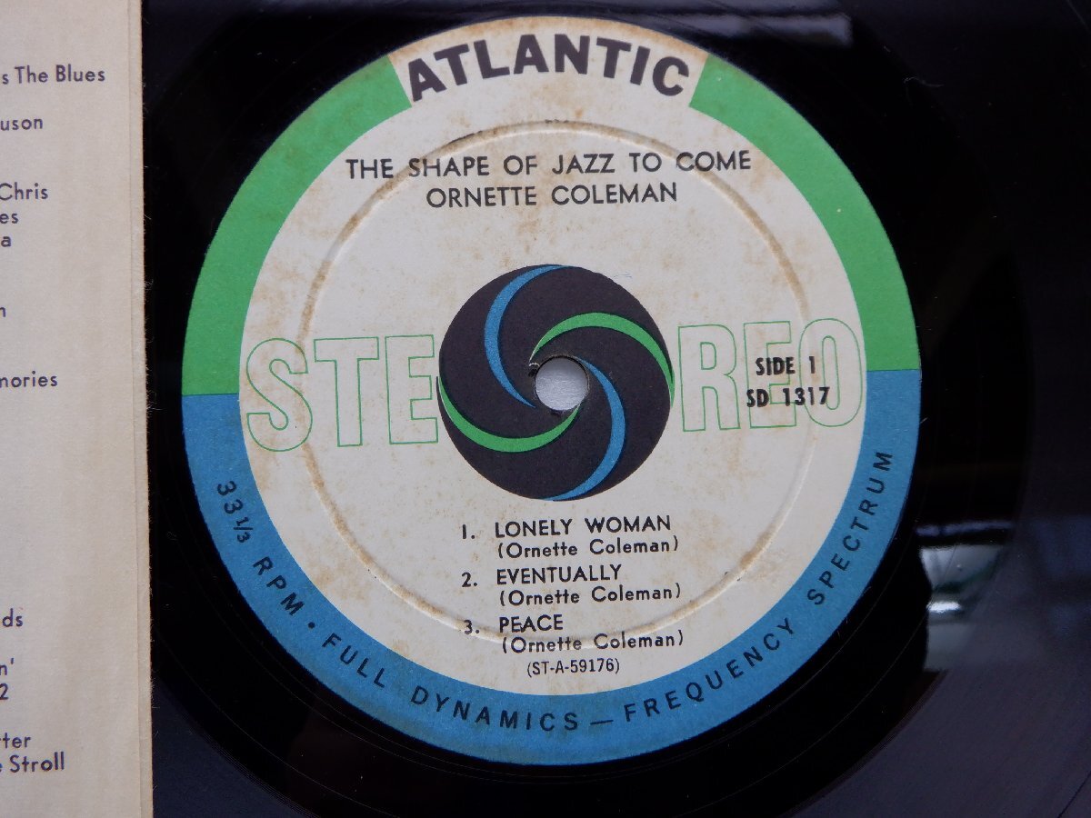 Ornette Coleman「The Shape Of Jazz To Come」LP（12インチ）/Atlantic(SD 1317)/Jazz_画像2