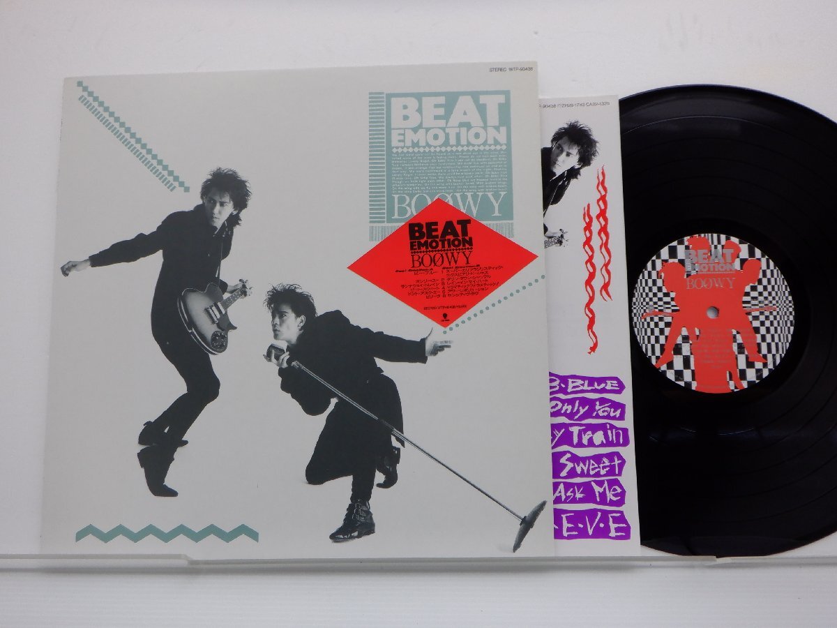 BOOWY( bow i)[Beat Emotion( beet * emotion )]LP(12 -inch )/Eastworld Records(WTP-90438)/ Japanese music lock 