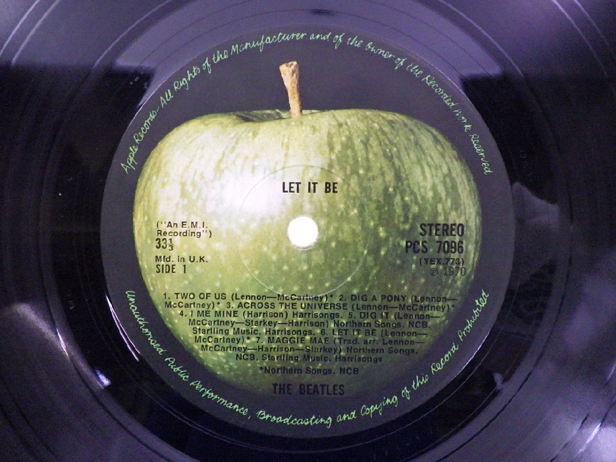 The Beatles(ビートルズ)「Let It Be(レット・イット・ビー)」LP（12インチ）/Apple Records(PCS 7096)/ロック_画像2