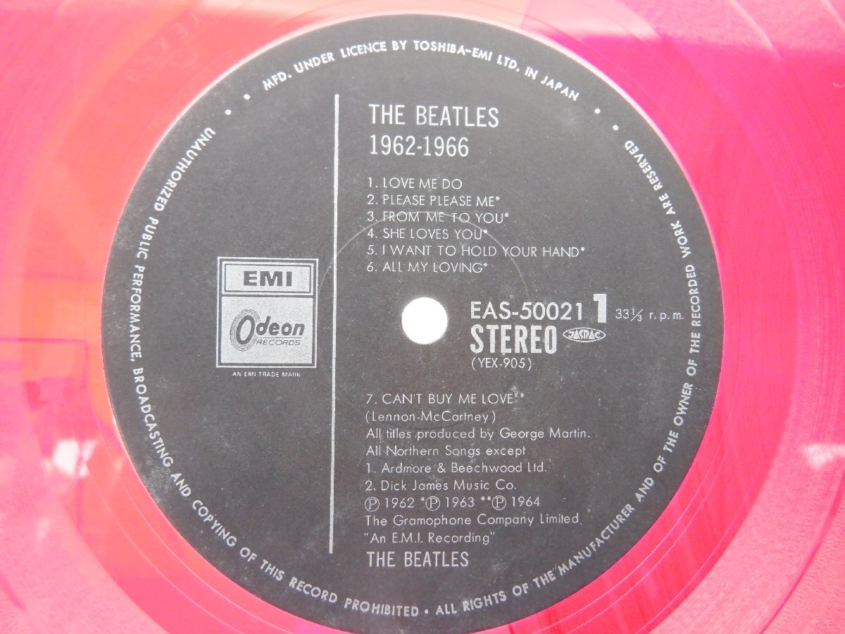 The Beatles(ビートルズ)「1962-1966」LP（12インチ）/Apple Records(EAS-50021・22)/洋楽ロック_画像2