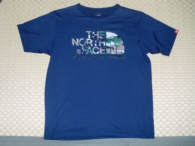 THE NORTH FACE ノースフェイス 吸汗速乾Tシャツ XLサイズ 迷彩柄の画像1