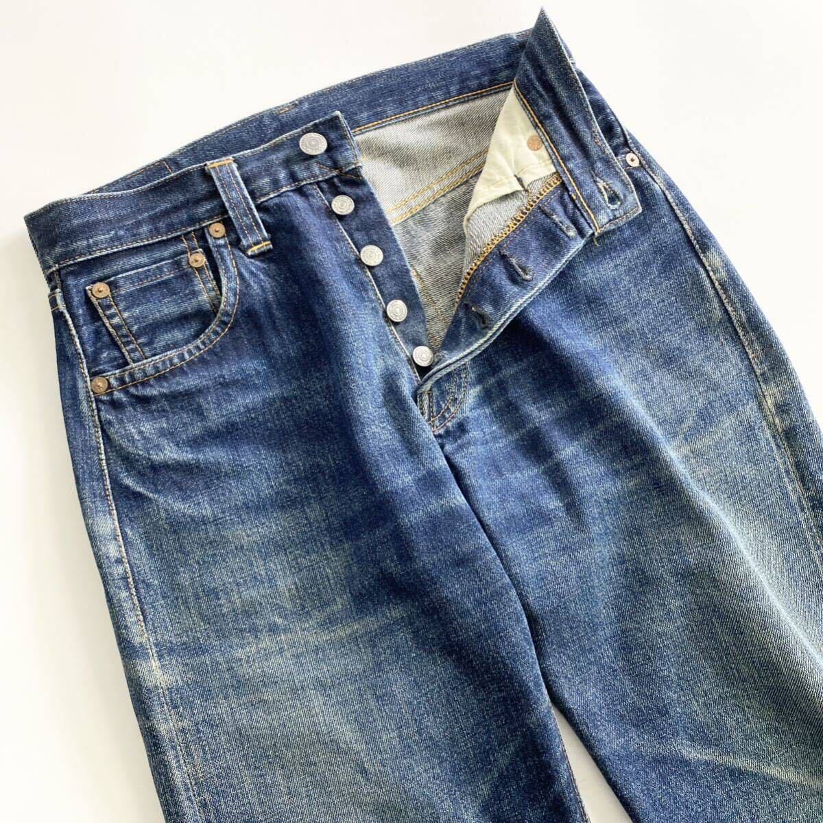 Dc27 USA производства Levi\'s Levi's S501XX барен sia завод Denim брюки ji- хлеб W30/L36 индиго 47501 кнопка fly мужской джентльмен одежда 