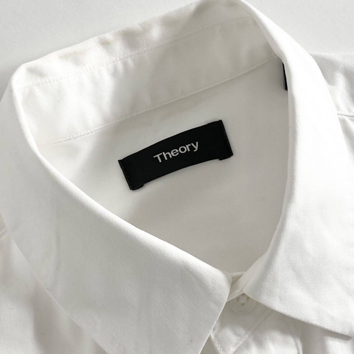 Ee7 theory セオリー 長袖シャツ ワイシャツ フォーマル カジュアル XSサイズ 無地 ホワイト メンズ 紳士服の画像6