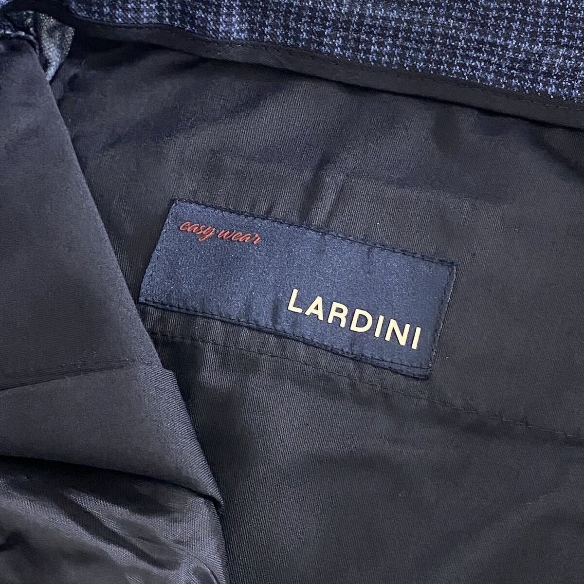 Ae7 イタリア製 LARDINI ラルディーニ easy wear イージーウェア 美シルエット スラックスパンツ リラックスパンツ 48 Lサイズ メンズ の画像6