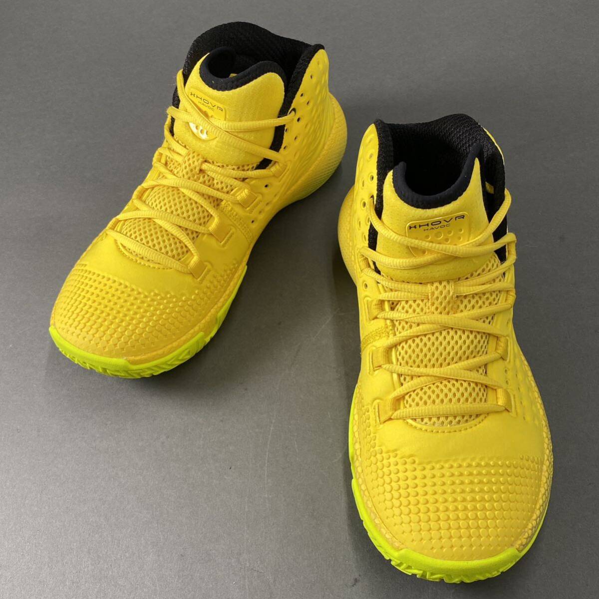 e13-6《美品》 UNDER ARMOUR アンダーアーマー UAホバー ハバック2 バスケットシューズ バッシュ ハイカットスニーカー 26.0cm メンズ_画像4