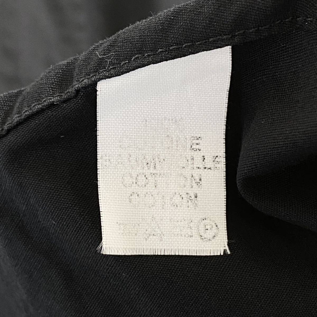 Ie16 イタリア製 大きいサイズ DOLCE&GABBANA ドルチェ&ガッパーナ 長袖シャツ ドレスシャツ ブラック 42/XL相当 メンズ 紳士服_画像7