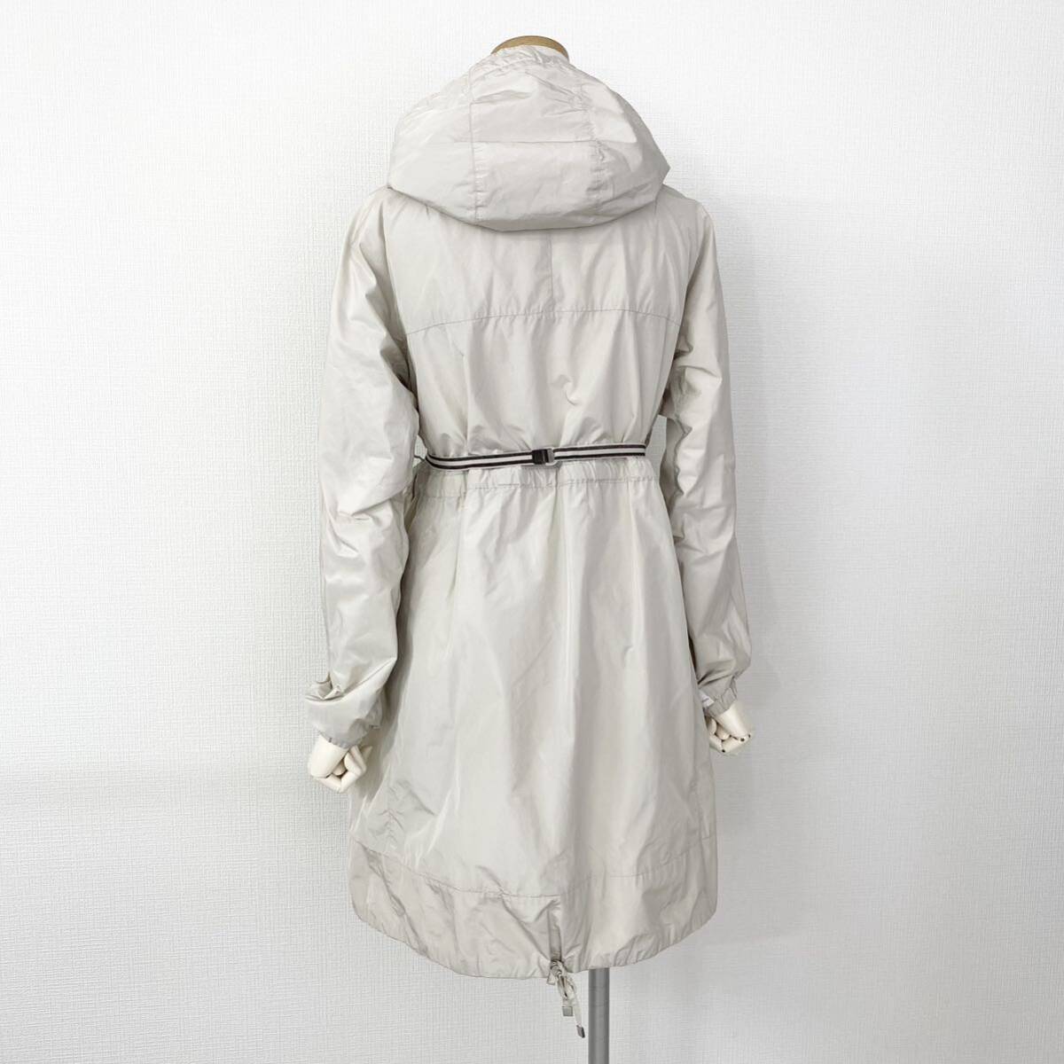 Fe18 S\'Max Maraes Max Mara 2way двусторонний весеннее пальто мельчайший водоотталкивающий плащ с капюшоном .40 L размер соответствует женский 