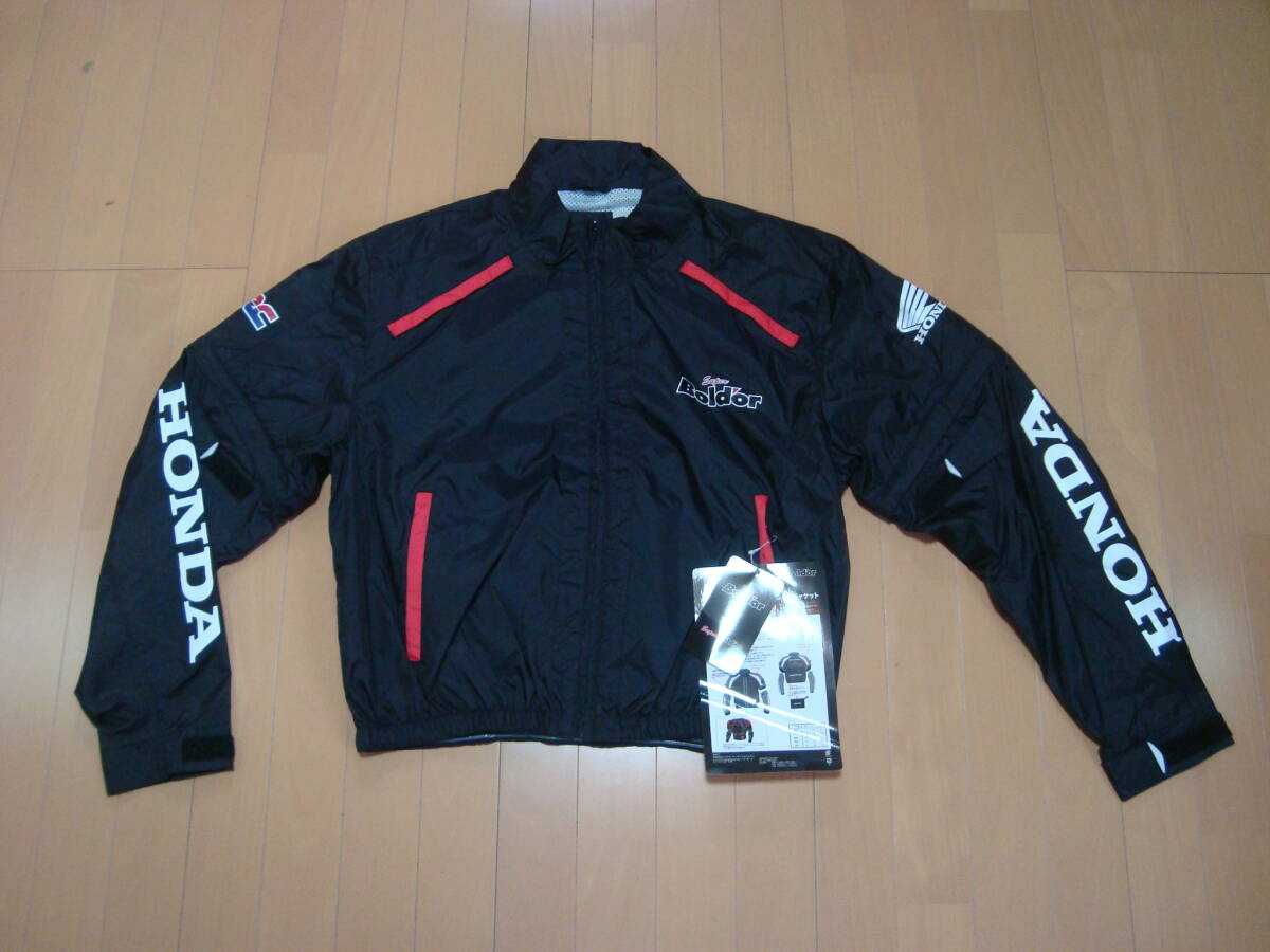 ★【未使用品】HONDA　Racing：Super Boldor オーバープロテクションジャケット Mサイズ 黒★_画像1