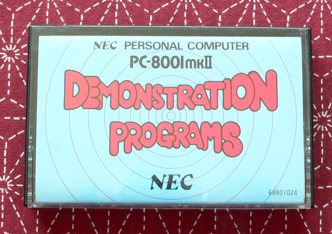 ★ ジャンク扱い / PC-8001mkII DEMONSTRATION PROGRAMS NEC ★の画像1